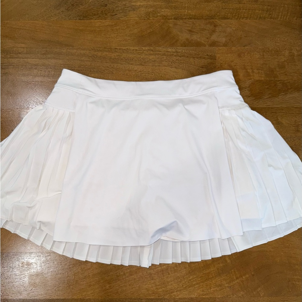 Athleta White Skater Mini Skirt